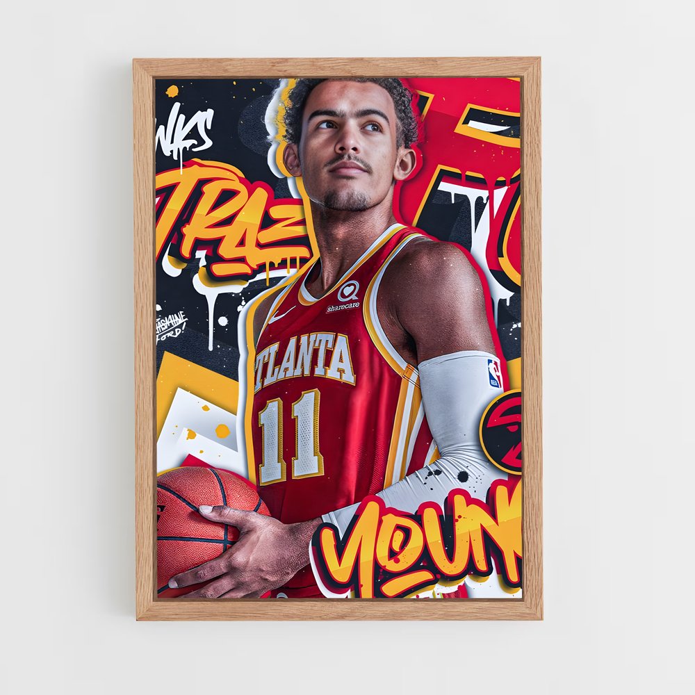 Poster Trae's Slam Dunk – affiche Basketball (vue 4)
